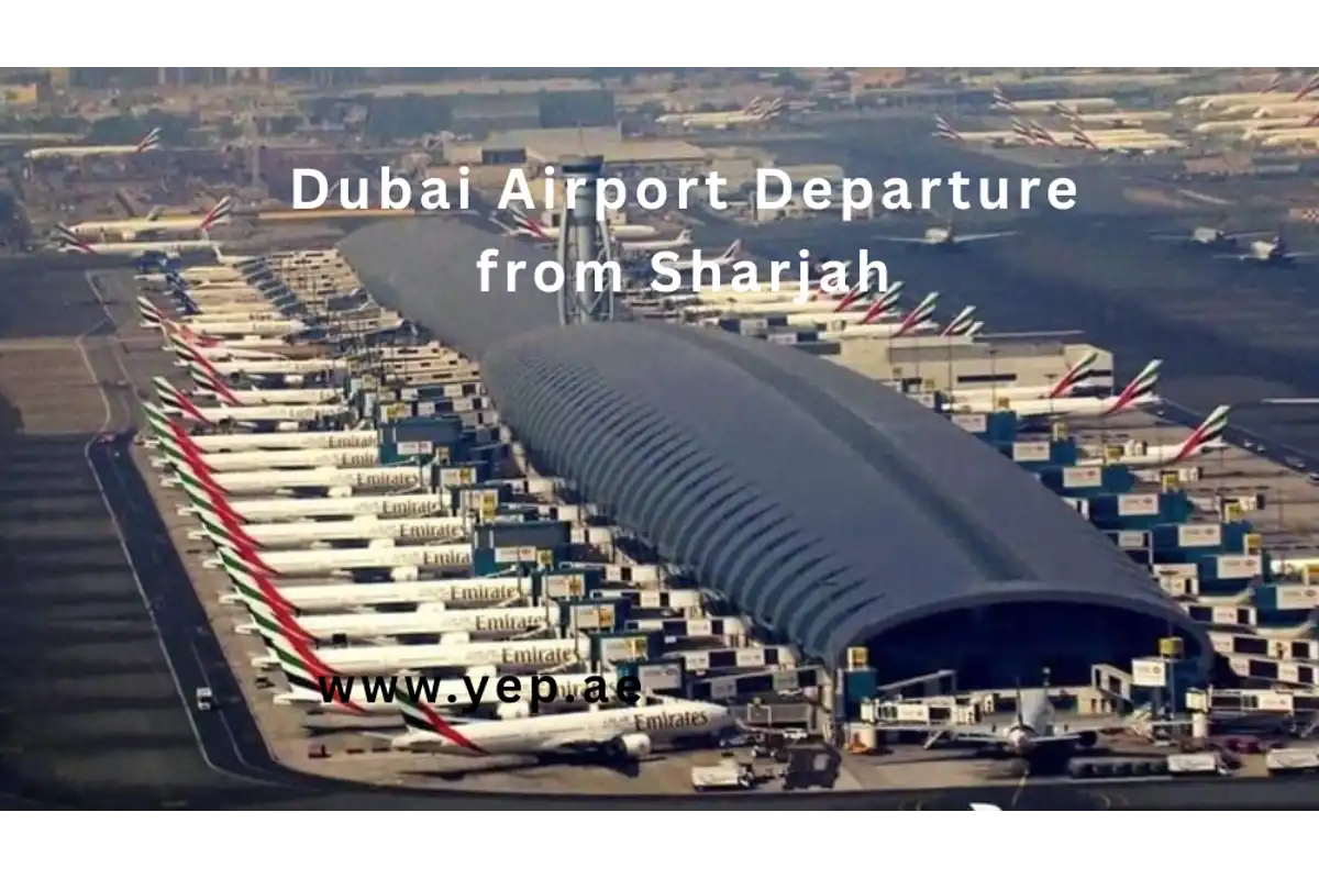 Dubai Airport Departure from Sharjah Hotels in 9-Seater Van